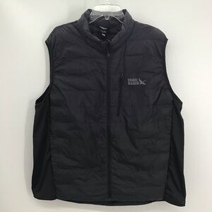 Eddie Bauer Men’s 550 Down Puffer Vest Full Zip-Up Lightweight Black Size XXL